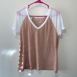 T-shirts relax fit and sheer sleeves